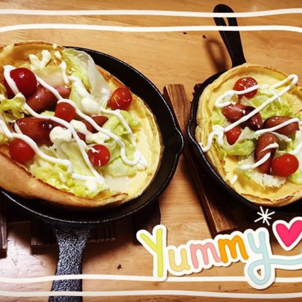 スキレットで簡単ダッチベイビー レシピ 作り方 By くま0927 楽天レシピ スキレットで簡単ダッチベイビー レシピ 作り方 By くま0927 楽天レシピ